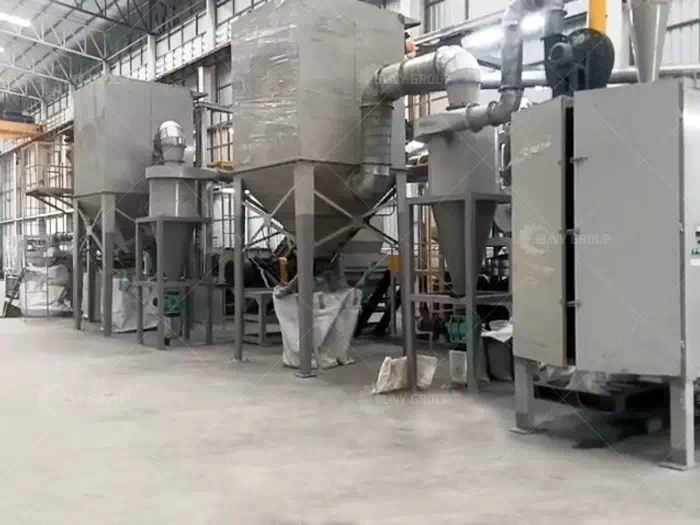 Thai customer solar panel recycling plant