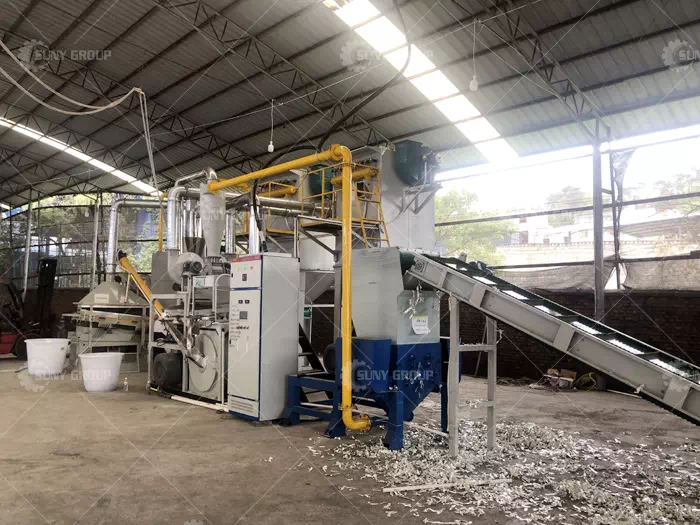 Guizhou aluminum-plastic sorting equipment site