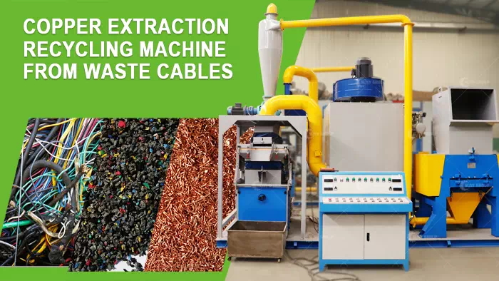 Copper Extraction Recycling Machine from Waste Cables