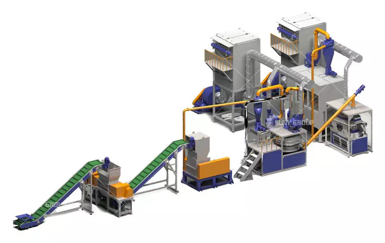 Advanced Machinery for E-waste PCB Recycling Plant
