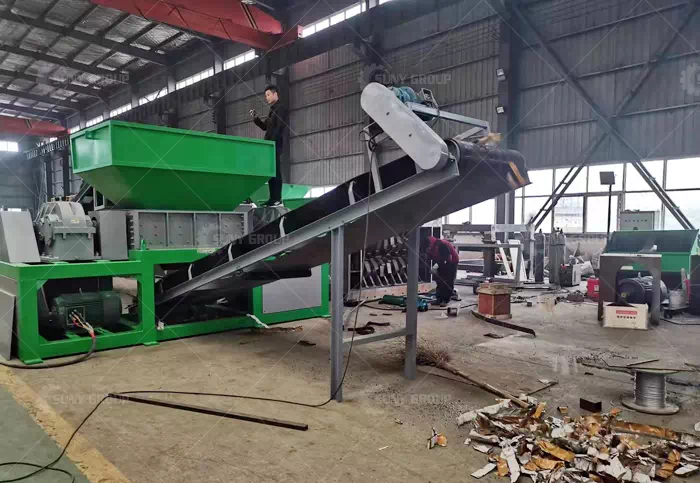 Steel Shredder Line Machine