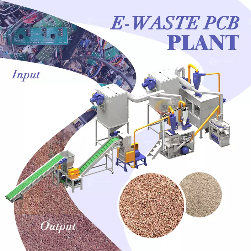 Circuit Boards Dismantling Sorting Recycling Line