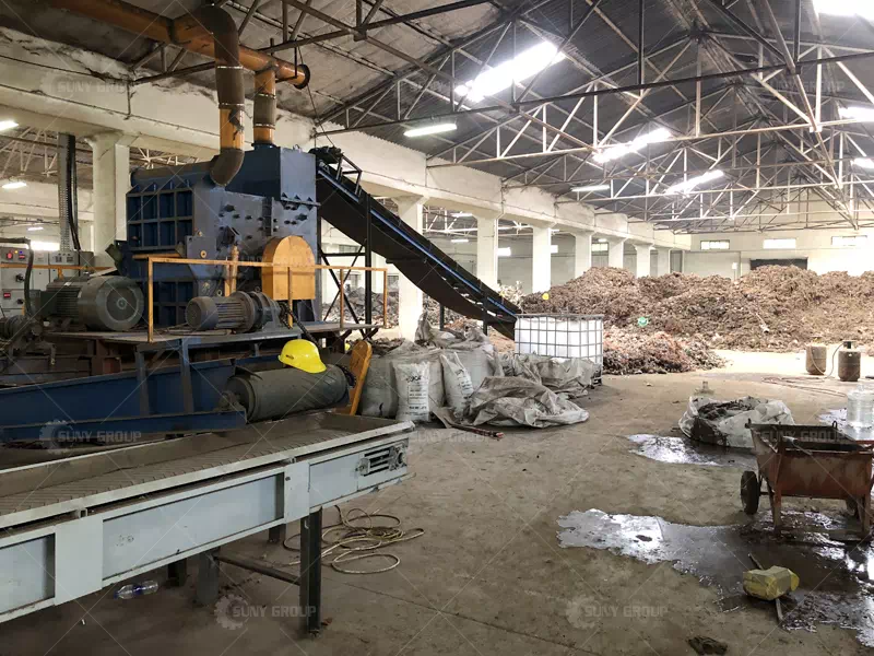 Hammer Crushing and Sorting Plant for Motor Recycling