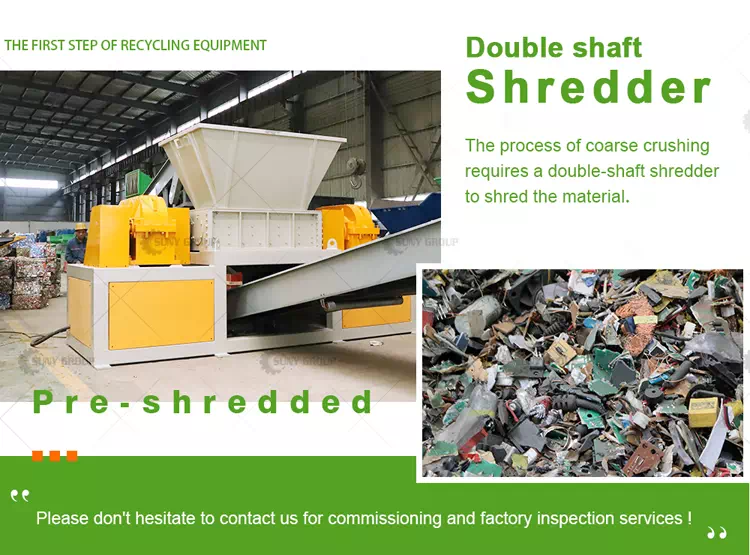 Scrap (WEEE) Shredders Machine for Recycling